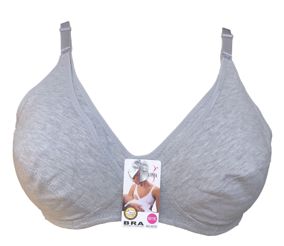 Soutien Gorge Vetement Soutien Gorge Allaitement 110C Gris Sans
