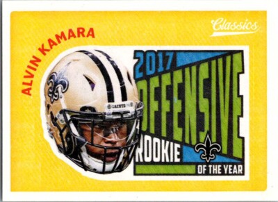 2018 Alvin Kamara #2 Panini New Orleans Saints Award Winners Stickers MFBC #93