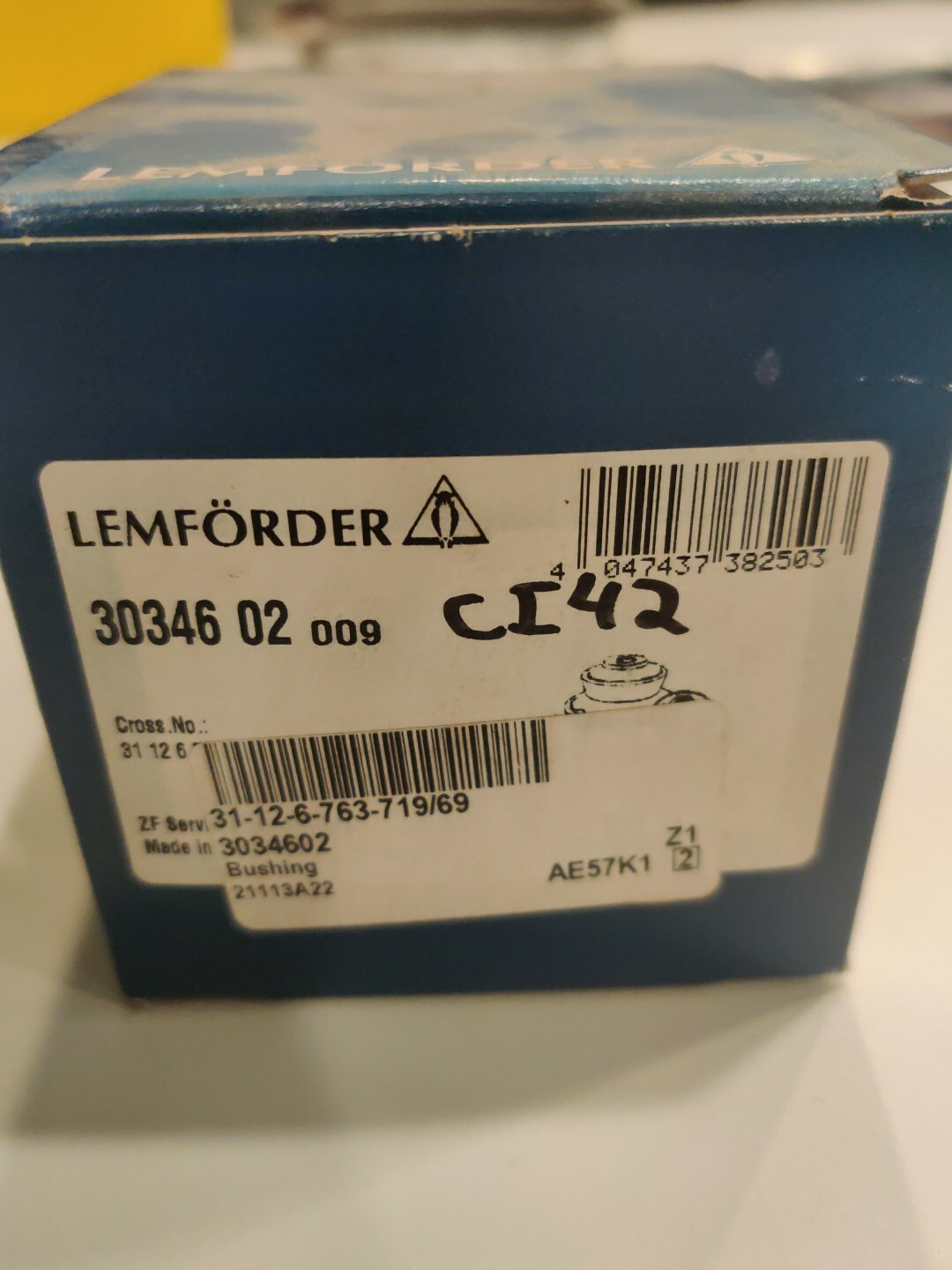 BMW Tension Strut Bushing - Lemforder 31126763719 | eBay