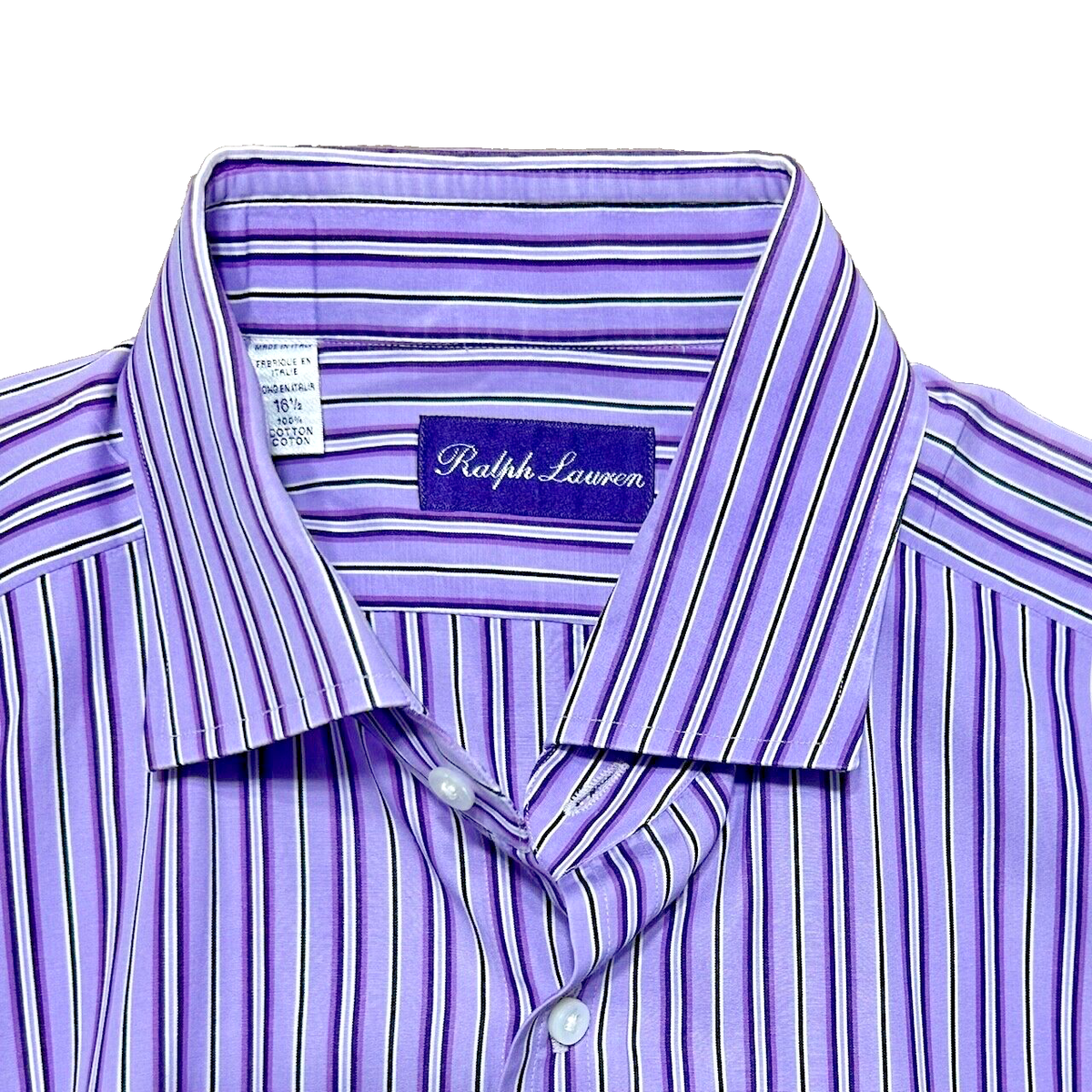 RALPH LAUREN PURPLE LABEL シルク パイソンシアーシャツ Ralph Lauren Purple Label - Silk Sailing Print Button Down
