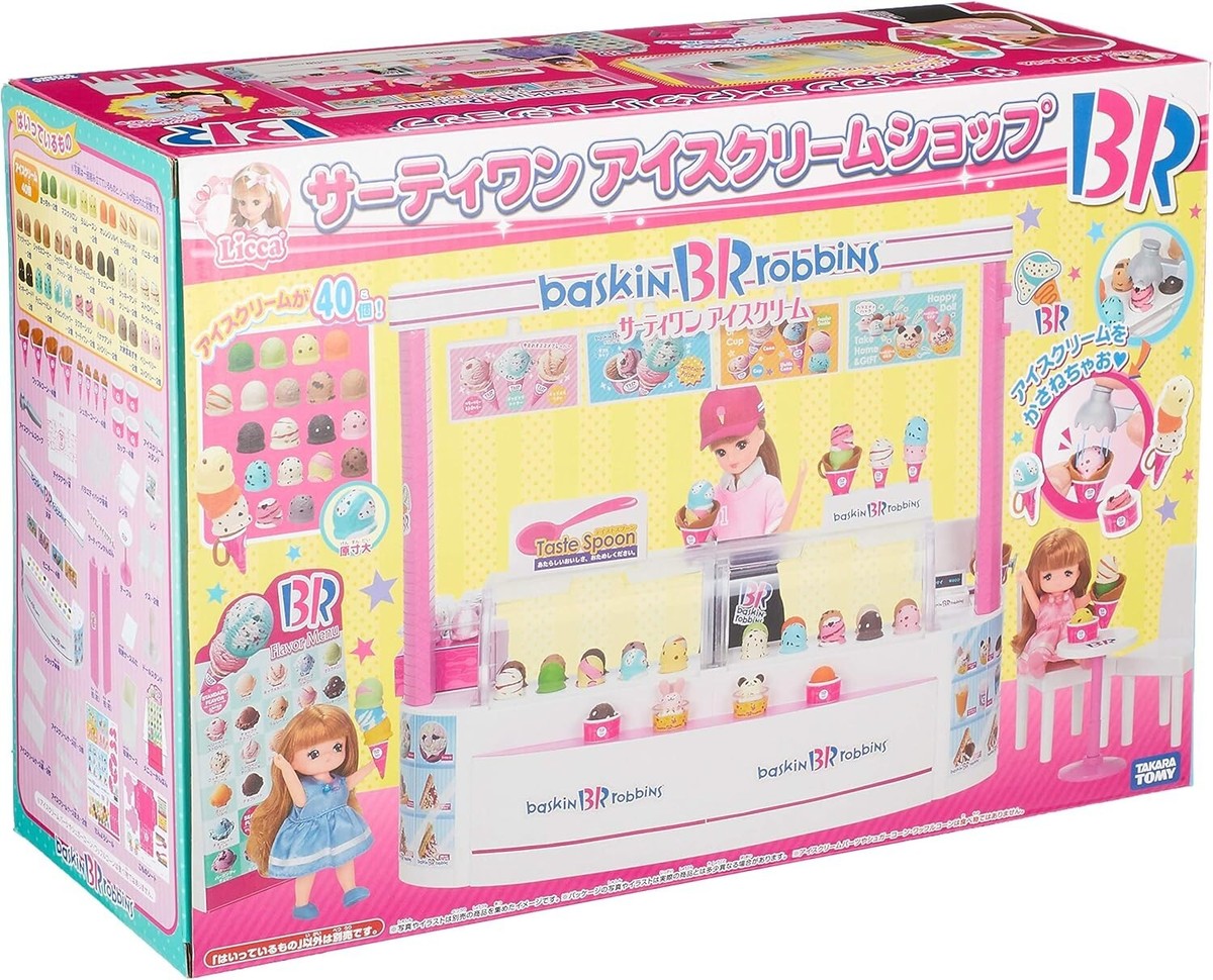 Takara Tomy Licca-chan 31 Baskin Robbins Ice Cream Shop Playset