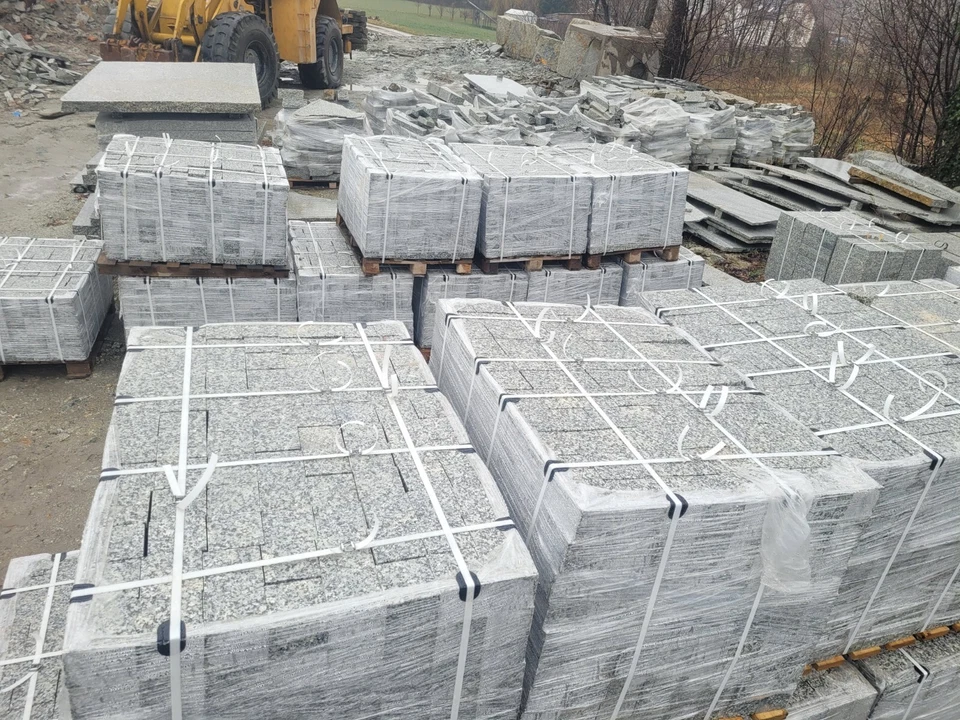 Granit Pflastersteine Gesägt,Geflammt G10x10x8  / PREMIUM /KLASSE 1 / / NEU - Bild 3 von 4