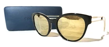 Cole Haan, CH7068 Polarized Sunglasses 52-19-145 Black / gold frame