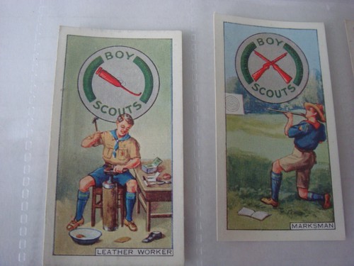 BADEN POWELL ,BOY SCOUT BADGES, CWS TOBACCO 1939, NUMBERS 1-20 (TWENTY CARDS) VG - Picture 6 of 8