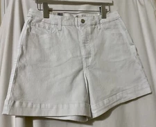 RM by Rebecca Minkoff Women's 90's Short - Size 12 - White Denim - Relaxed Fit