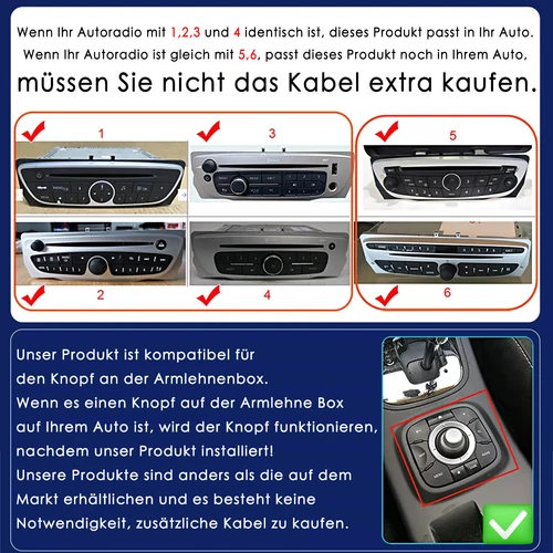 4+64GB Android 13 Autoradio Für Renault Megane 3 2009-2014 AHD DSP GPS Carplay - Bild 8 von 24