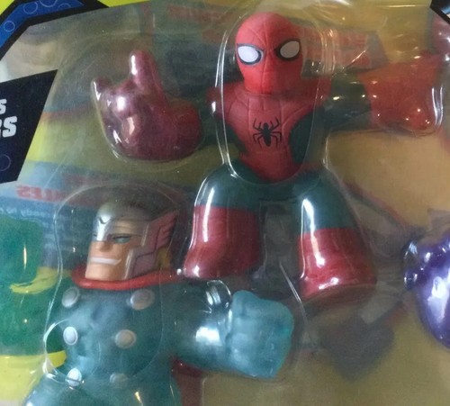 Heroes GOO JIT ZU Spider-Man THOR Black Panther Fidget ULTIMATE AVENGERS 4er Pack - Bild 7 von 10