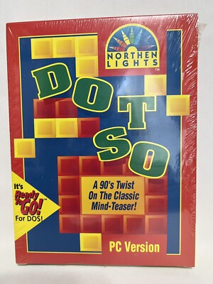 DOTSO PC VERSION BRAND NEW FACTORY SEALED DOS 3.5'' DISC 1994 NORTHEN LIGHTS