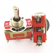 2x E-TEN1122 15A 250V AC 3PIN ON-OFF-ON Power Toggle Switch Rocker Button -