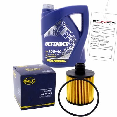 Inspektionskit MANNOL Defender 10W-40 für Citroen C5 Ii Break 2.2 Hdi