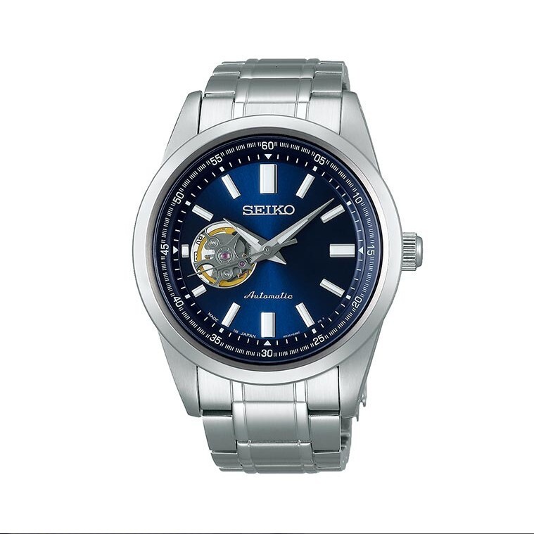 Seiko Selection Blue Men's Watch - SCVE051 Automatic See-through