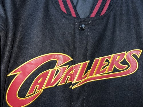 Cleveland Cavaliers JH Design Black Wool Reversible Jacket 4XL New With Tags - Picture 5 of 15