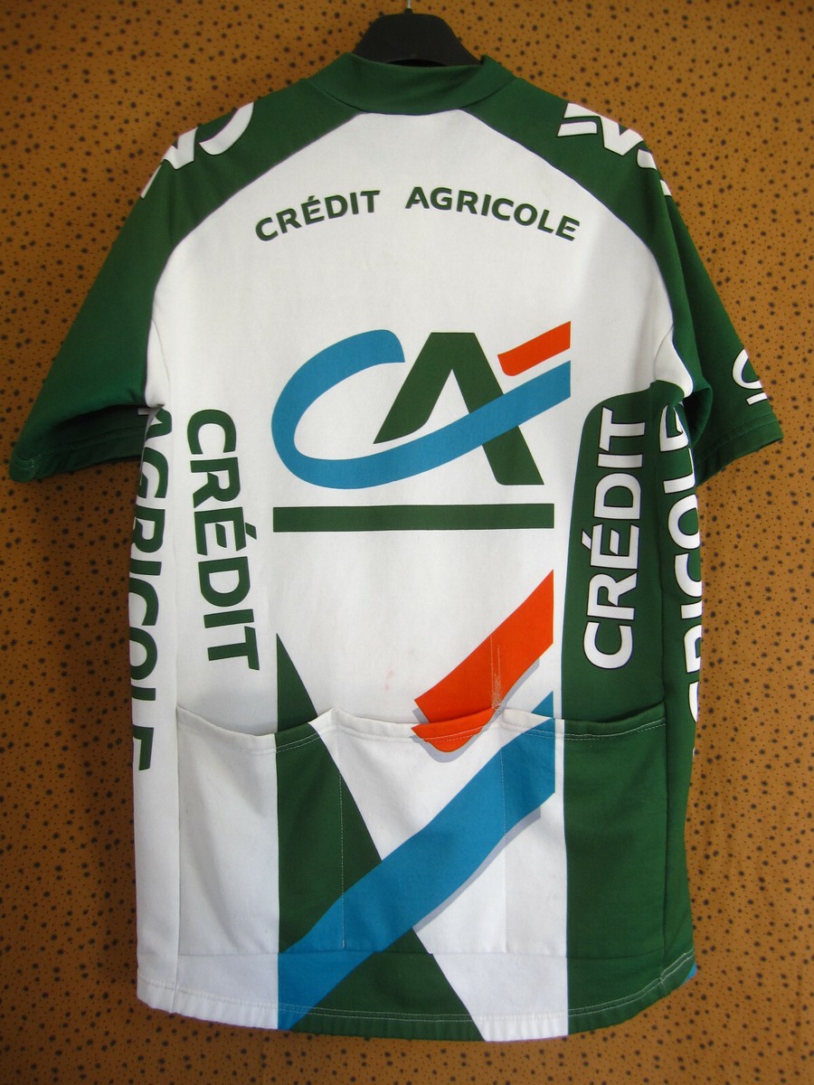 Maillot cycliste CREDIT AGRICOLE LOOK NALINI shirt jersey trikot manches longues