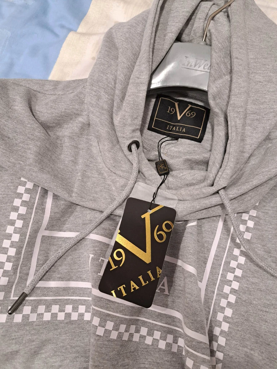 19V69 Italia by Versace Hoodie Size M RRP 160€ New With Tags | eBay