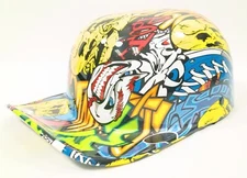 Woljay Baseball Cap Duckbill Graphic Motorcycle Open Face Half Helmet L 39033-1