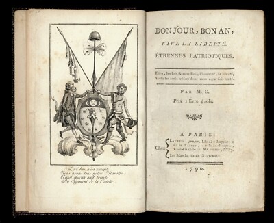  1790 Pamphlet Révolution Monarchie Louis XVI Almanach rare Calotte Momus roi