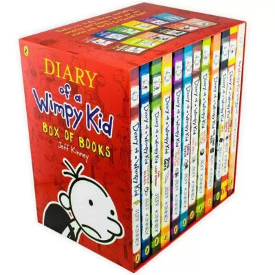 Diary of a Wimpy Kid, 12 Book Box Set By Jeff Kinney (9+ Years)