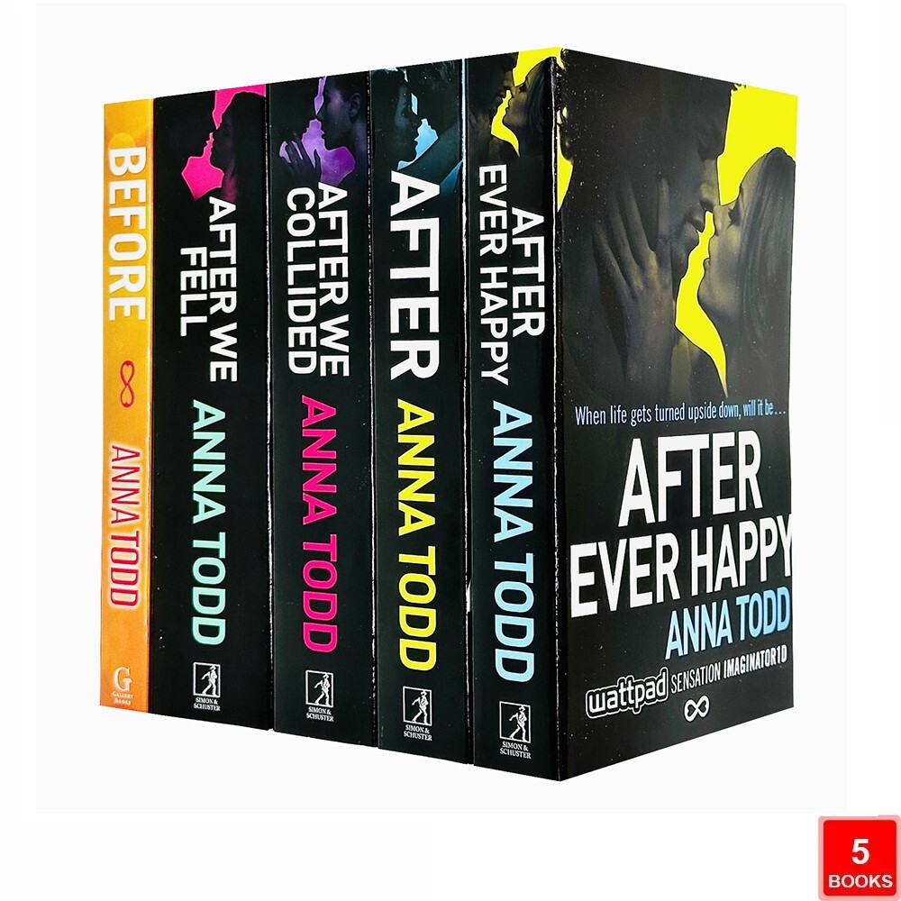 Simon & Schuster / Gallery Books After Series 5 Book Collection Set By Anna Todd - Paperback New Adult Romance - After, After We Collided, After We Fell, After Ever Happy, Before - Image 7