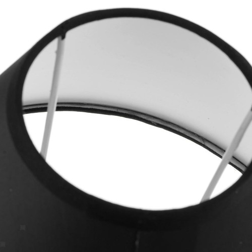 Table Lamp, Nightstand Desk Lamp, Bedside Lamp Shade Black - Picture 5 of 6
