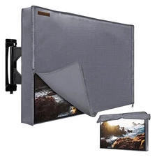 Outdoor TV Cover 60-65 Inches HOMEYA 600D Heavy Duty Weatherproof TV Enclosur...