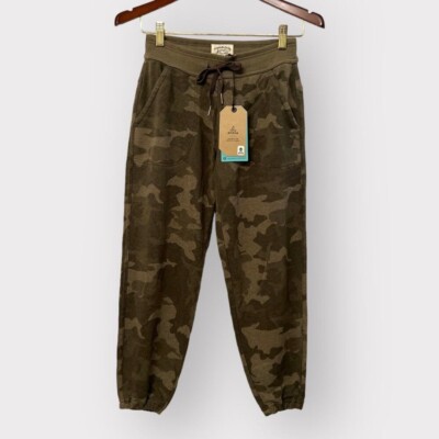 PrAna NEW Womens XS Cozy Up Ankle Pant Sage Green Camo