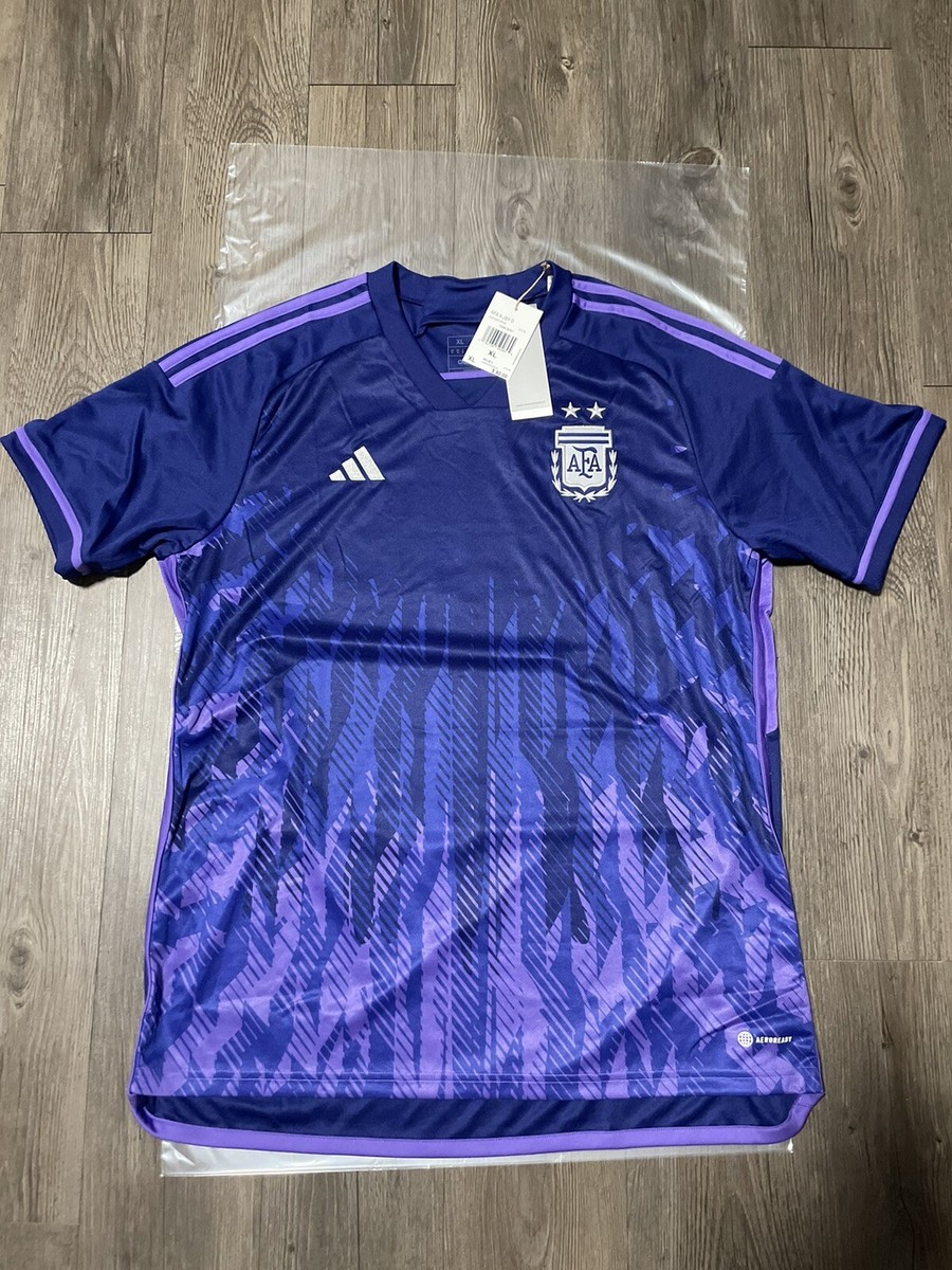 ADIDAS ARGENTINA AWAY JERSEY WORLD CUP 2022 Men's XL HF2159 New | eBay