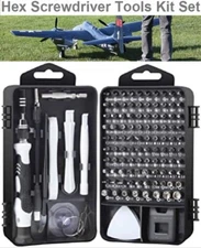 117PC RC Model Screwdriver Set Repair Tool Hex Micro Bits For Toys Trains Drones