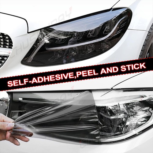 Pellicola fari anteriori auto vinile nero chiaro 30x200 cm per Nissan Qashqai J10 - Foto 5 di 11