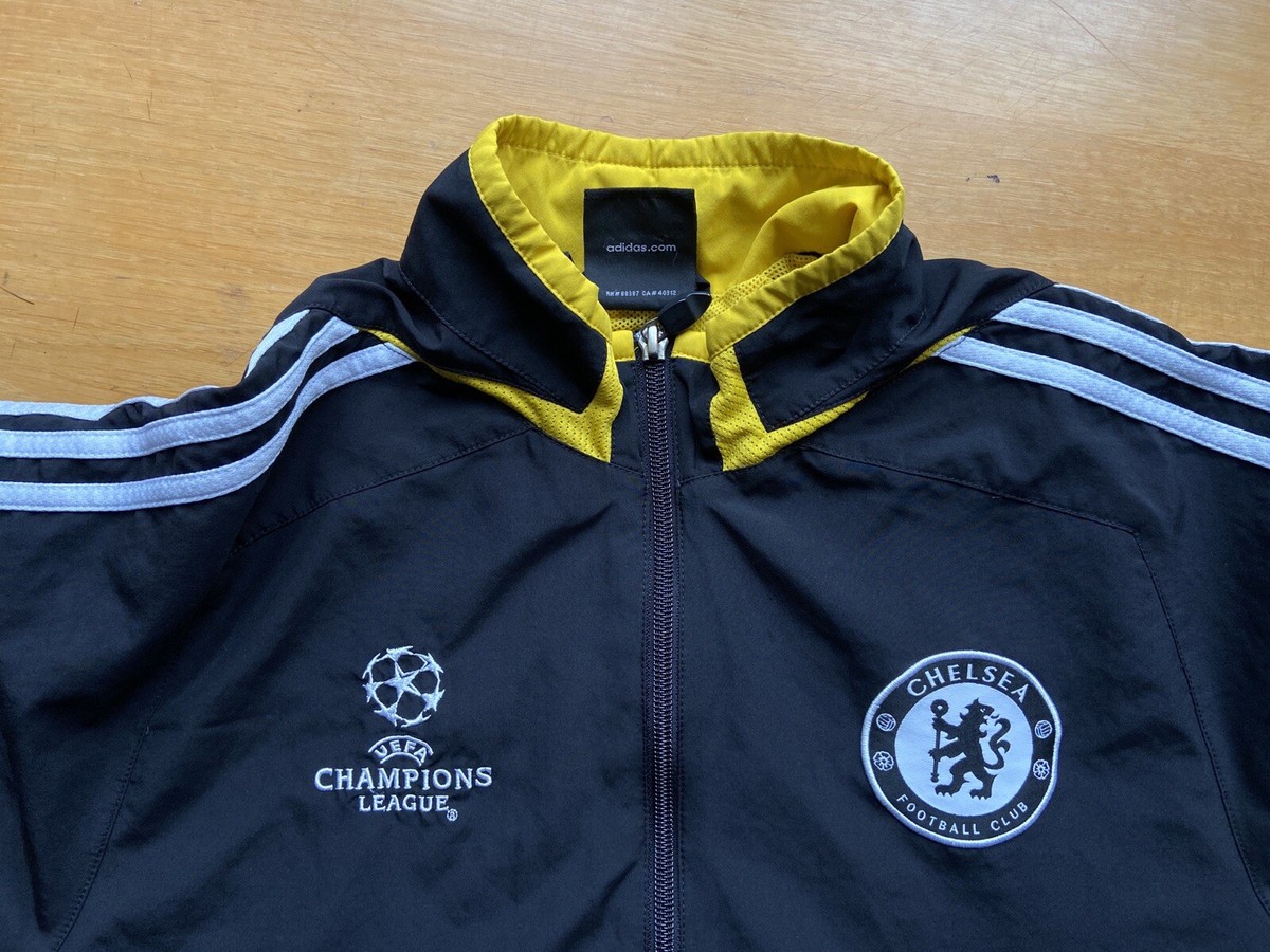 CHELSEA 2008 2009 CHAMPIONS LEAGUE TRACK TOP JACKET ADIDAS CHELSEA 2008 2009 CHAMPIONS LEAGUE TRACK TOP JACKET ADIDAS