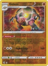 LP Pokemon Golem - 137/264 - Rare - Reverse Holo Lightly Played Fusion Strike