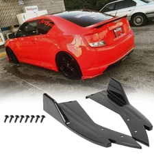 Glossy Black Rear Diffuser Bumper Splitter Lip Body Kits For Scion TC 2005-2016