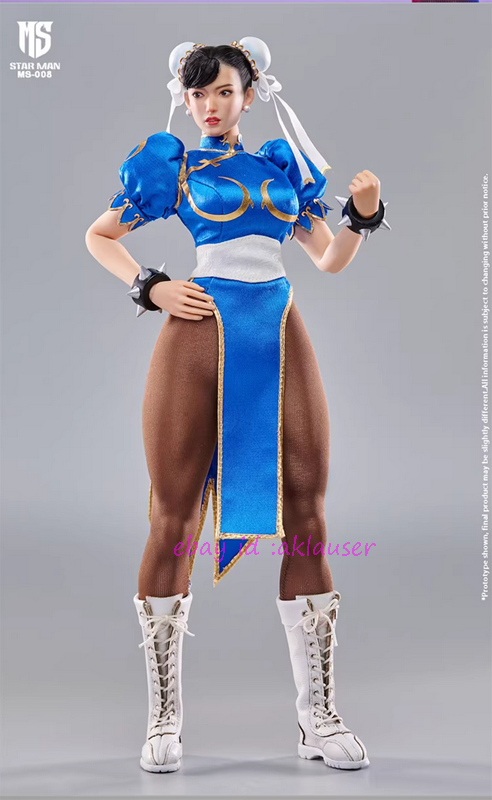 Star Man Ms-008a 1/6 Chun Li Action Figure Toy Model In Stock New
