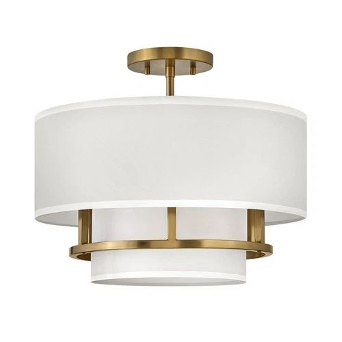 Hinkley Lighting - Three Light Semi-Flush Mount - Foyer - Graham - 3 Light - Picture 1 of 4