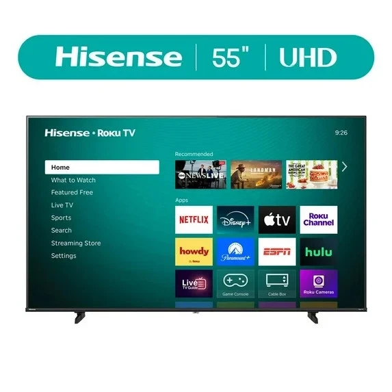 Hisense 40" 43" 50" FHD Roku Smart TV 1080P/2160P DTS Sound Gaming Mode LCD RS
