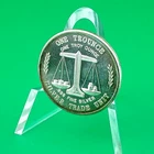 Vintage Silver Trade Unit Scarce One Trounce 1oz .999 Silver (3) Sectional Round