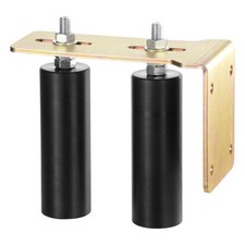 Sliding Gate Kit, 6' Rolling Gate Hardware Kit with L-Bracket, Universal Adjusta