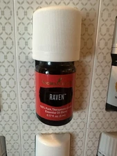 Young Living Essential Oil Raven 5 ml Open 70% Full