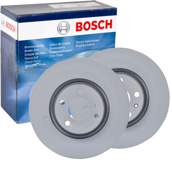 2X Bosch Bremsscheiben Ø314Mm Vorne Passend FÜR Audi A6-image