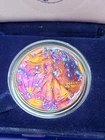 1986-S Proof American Silver Eagle Toned Dollar $1 Box & COA US Mint Bullion OGP
