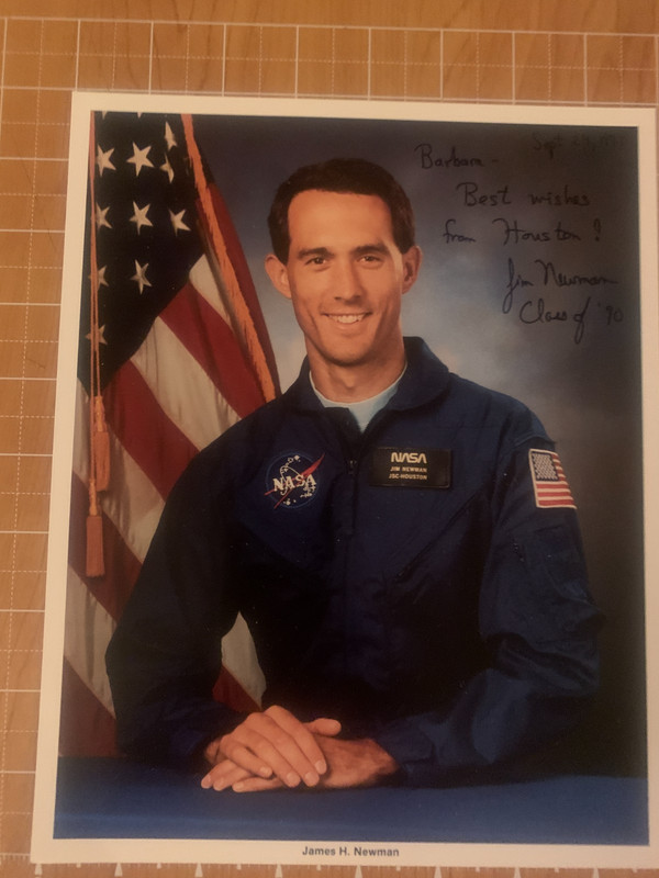 Shuttle Astronaut Jim Newman Autographed 8x10 C