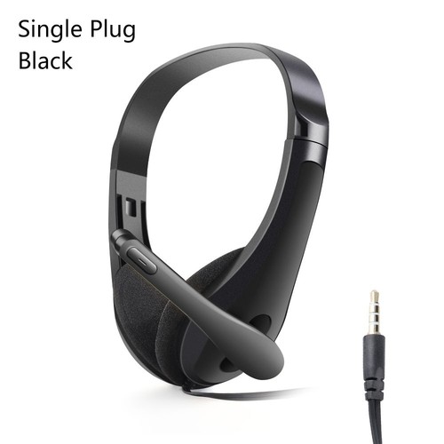 Stereo For PC Computer Phone Microphone Headset Head Headphone 3.5mm Headset - Afbeelding 12 van 15