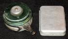 VINTAGE SHAKESPEARE AUTOMATIC No.1821 FLY FISHING REEL & PERRINE FLY HOLDER USED — photo 1