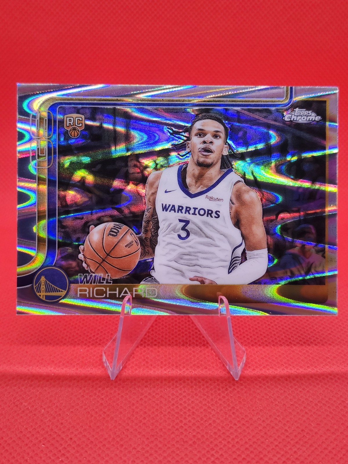 2025-26 Topps Chrome - Will Richard #287 RayWave Refractor (RC)