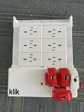 Hager Klik Marshalling Lighting Distribution 6-Way + 4 Plugs