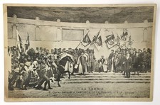 Antique Postcard Art Print La Serbie Pantheon de la Guerre 1918 Serbia