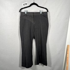 Gap Perfect Trouser Dress Pants Womens 2 Gray Stretch Formal Business Oxford