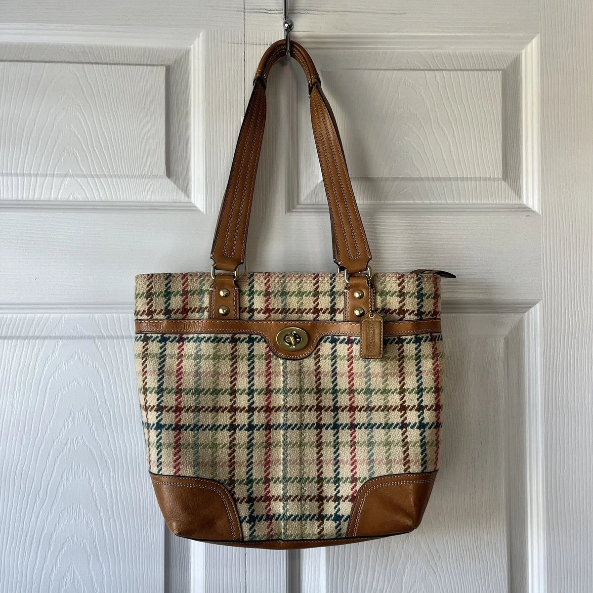 Coach Hampton Wool Exterior Tote Bags & Handbags for Women for 