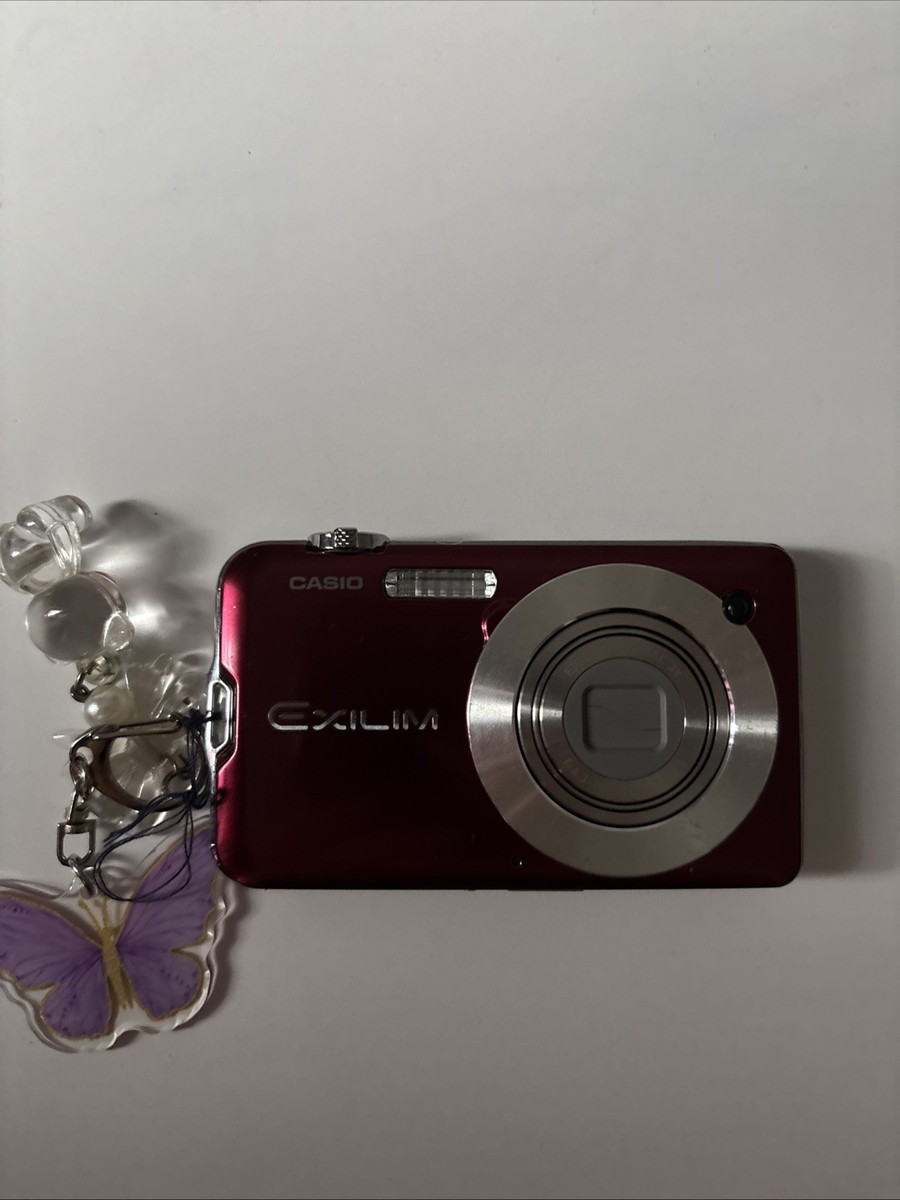 Casio Exilim EX-S10 Red Compact Digital Camera. CAMERA ONLY