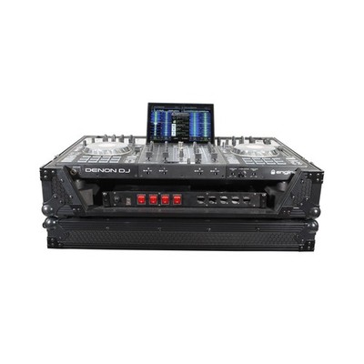 ProX XS-PRIME4 WBL ATA Flight Case For Denon PRIME 4 DJ Controller with 1U Ra...
