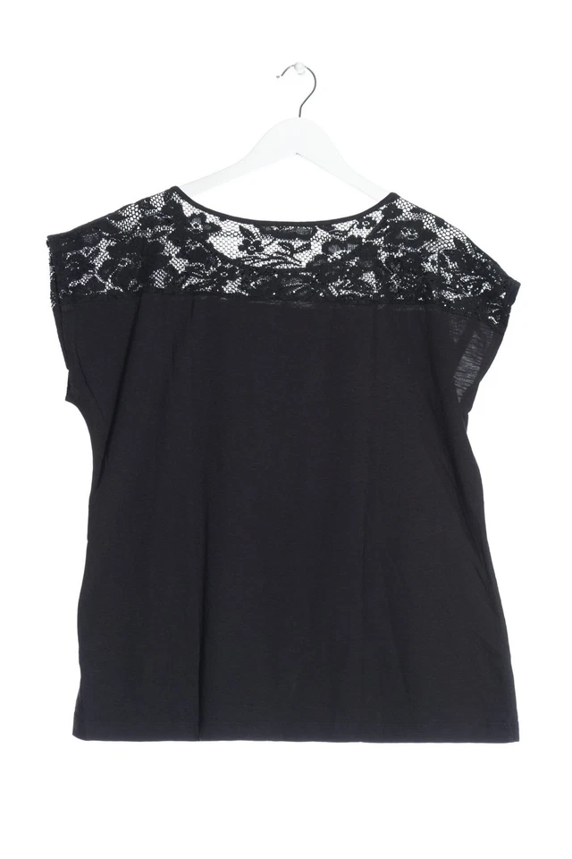 VAN HEUSEN Haut basique Dames Top T EU 40 noir style décontracté - Photo 2/4